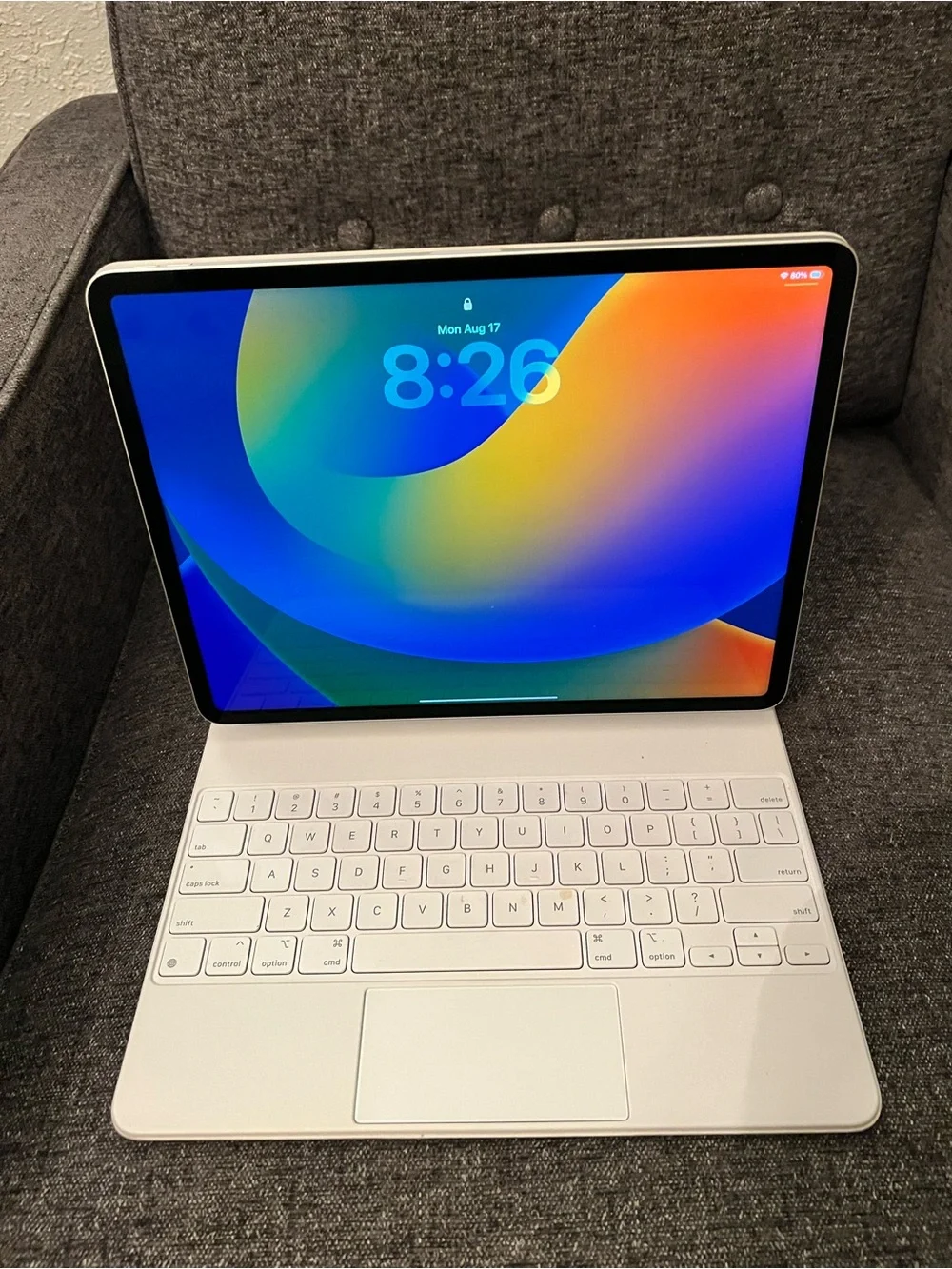 Apple iPad Pro 12.9 inch (silver)- Magic Keyboard included